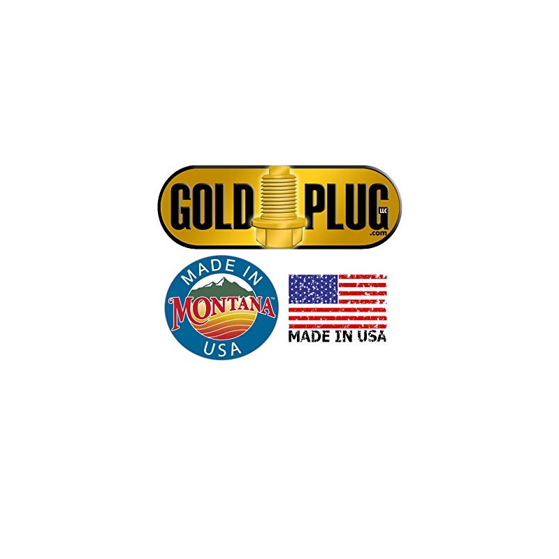 GoldPlug | Made in USA | Stainless Magnetic Drain Plug