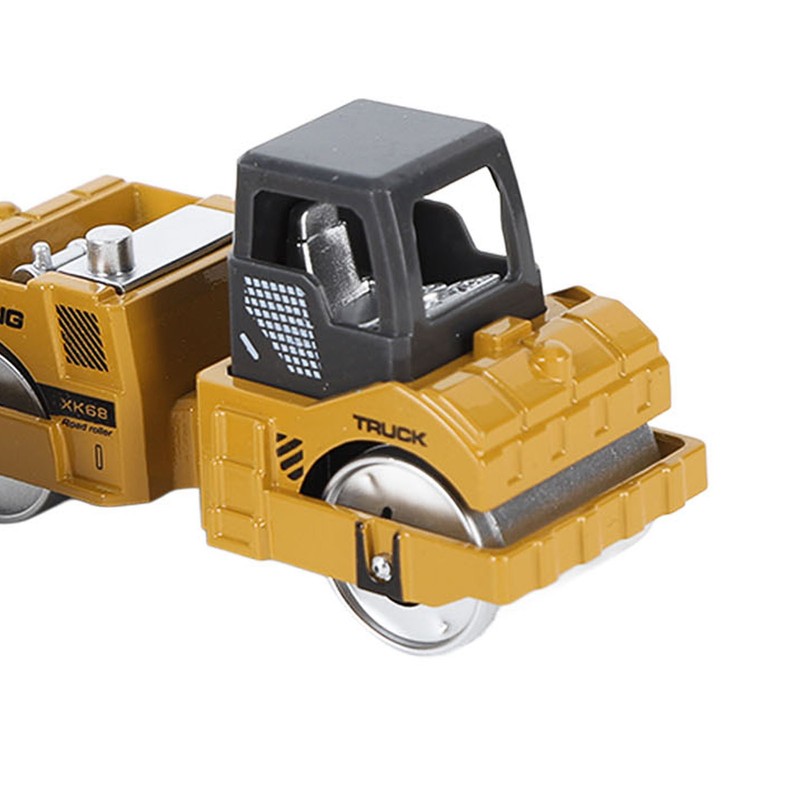 6pcs 1:64 Construction Vehicle Toy Mini Decoration Alloy Construction Vehicle