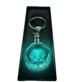 Unbranded Medusa Crystal LED keychain