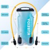 KUREIDA Dual Hydration Bladder 2 Liter,Water Bladder for Hiking Backpack