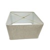 16x16x10 Rounded Corner Premiere Hardback Shallow Square Drum Lampshade Textured
