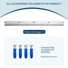 Depth Gauge, Water Level Gauge (Hundredths, Tenths, Teet), Heavy-Duty Ruler-Style