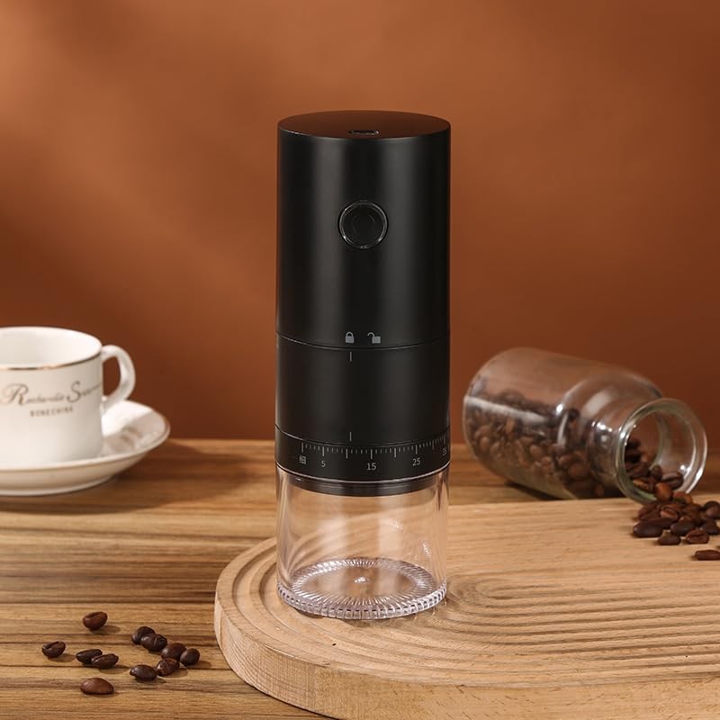 Portable Electric Burr Coffee Grinder with 38 Adjustable Grind Settings