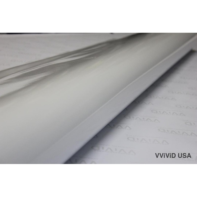 White Gloss 5 Feet x 9 Feet Vinyl Wrap Roll