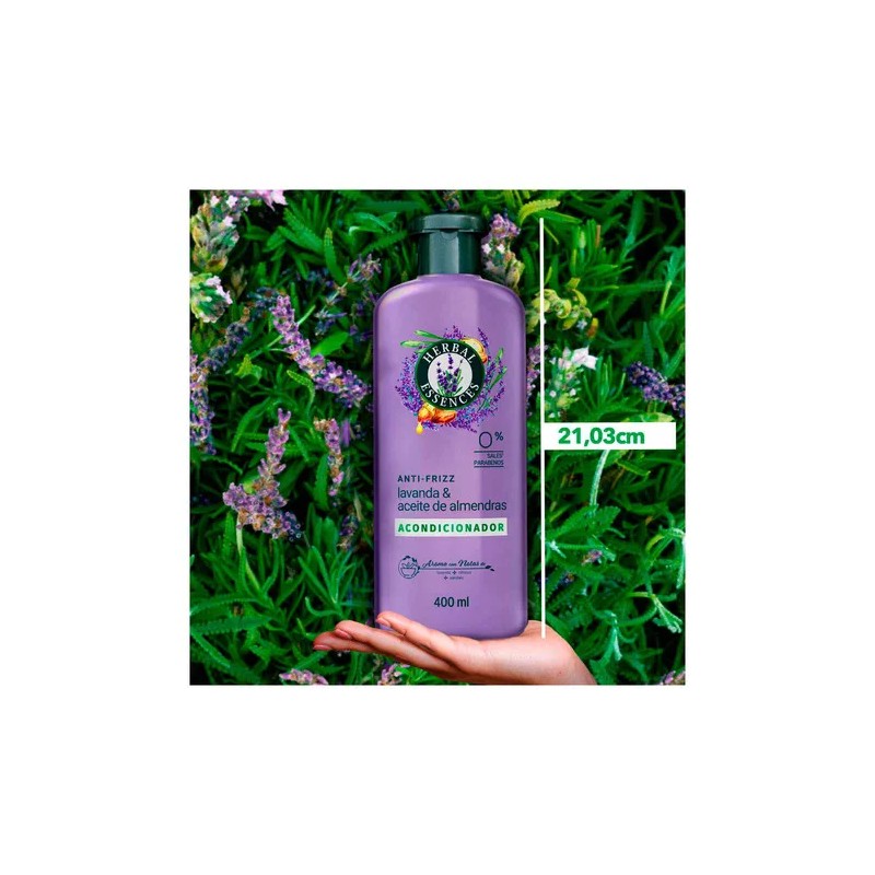 Herbal Essences Acondicionador Herbal Essences Anti-frizz Lavanda & Almendras 400ml