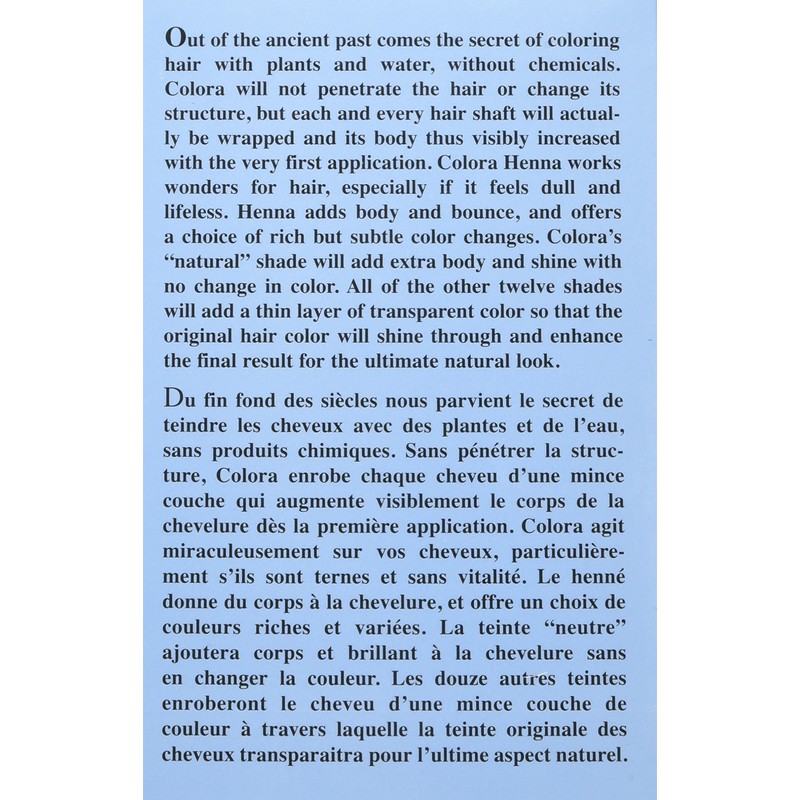 Colora Henna Powder, Gold Brown