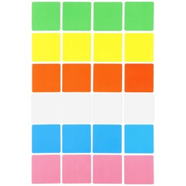 Fridge Scrum Magnets Writeable - Pack of 24 - 10 x 10 cm Whiteboard Magnetic Labels Magnetic Strips - Small Magnetic Signs for Writing on for Home, Office, Kanban and School