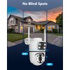 5MP Dual Lens WiFi Security Camera Outdoor Wireless Camera PT