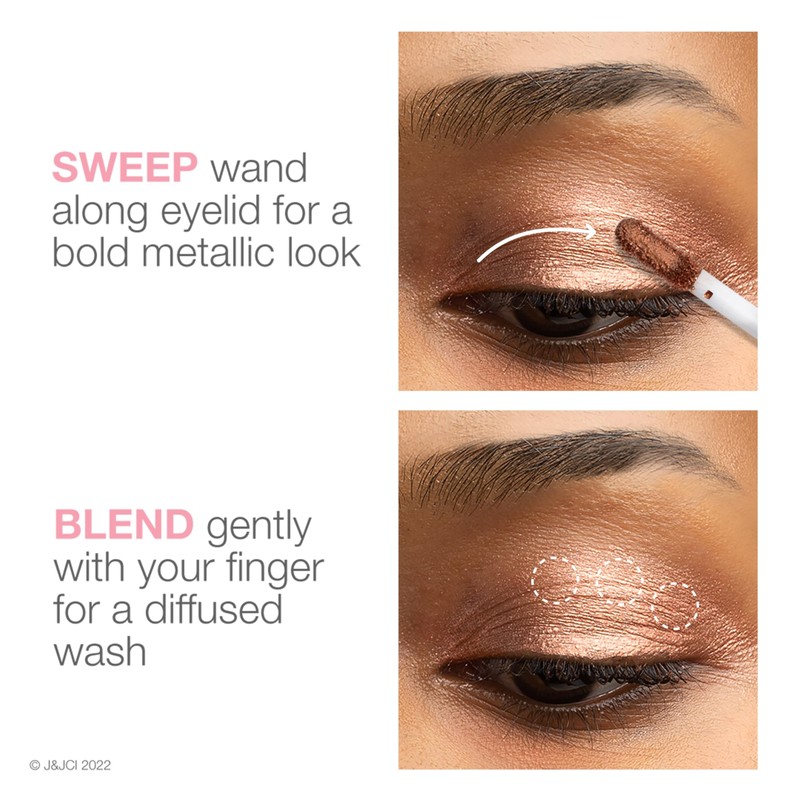 Neutrogena Sensitive Skin Eyeshadow + Primer, a Longwearing, 2-in-1 Metallic