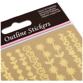anitas Stickers, Gold, One Size