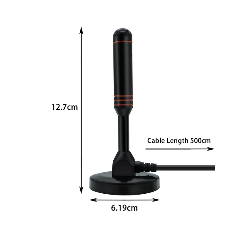 Vecys Digital TV Antenne DVB-T2 Portable Indoor Outdoor TV DTMB
