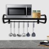 JAYGOVAN 21" Hanging Pot Rack, Pot and Pan Organizer Wall