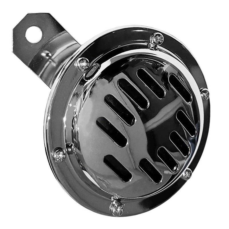 Bike It Motorcycle Horn 12V High Chrome 110Db Classic Chrome