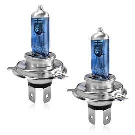 Wevdn 2 PCS Bright H4 Led Headlight Bulbs, 12V 100W 6000K Waterproof Car Fog Light Bulbs, Efficient Plug-and-Play High Beam Low Beam Bulb Replacement for Cars SUVs Trucks (Blue)