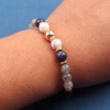 KSQS Healing Stone Bead Bracelet for Women, Natural Gemstones Balance