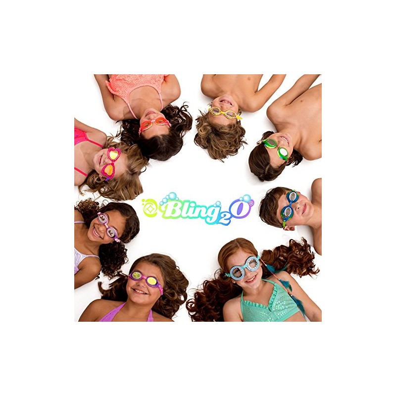 Bling2o - Blackbeard Jungen Schwimmbrille (Captain Kid Red)