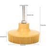 Bristle Disc 3 Inch Bristle Disc Emery Rubber Abrasive Brush