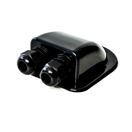 WATTSTUNDE Solar Panel Cable Guide – Retaining Spoiler Roof Fixings Roof Feed-Through in Black (DX2/S)