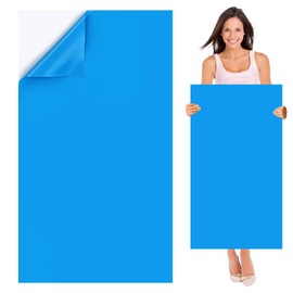 Sibosen Exlarge Pool Liner Repair Patch 4ft x 2.8ft Vinyl Pool Liner Patch Self Adhesive PVC Vinyl Patch Kit for In-Ground or Above Ground Pools Inflatable Swimming Boat Air Mattress (Blue)