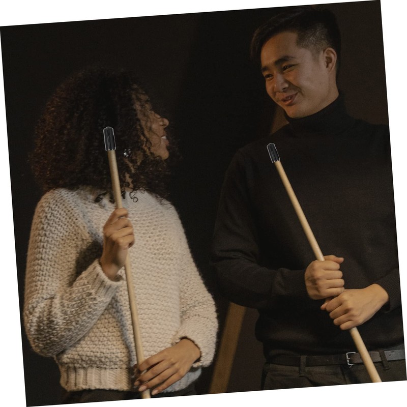 BIUDECO Rubber Billiard Cue Covers 10 Pack Table Cue Tips