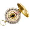 Toch Camping Hiking Portable Pocket Watch Flip-Open Compass Outdoor Navigation