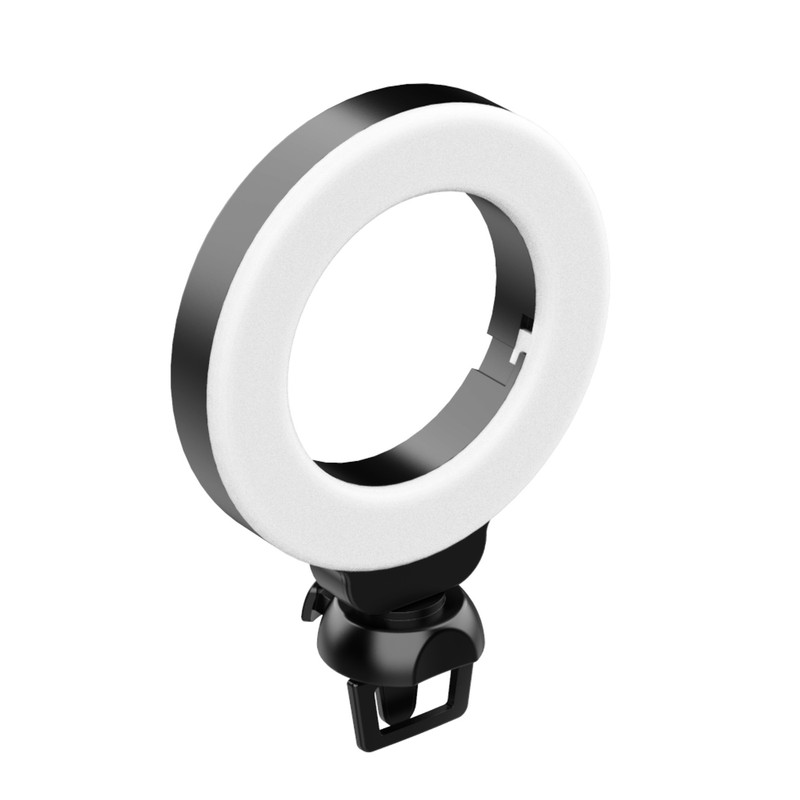Mini 4 Inch LED Ring Light Clip-on Laptop Video Conference