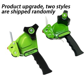 QILIMA 2 Inch Wide Packing Tape Dispenser Gun Seal Packing for Use Tape Dispenser Gun for Shipping, Moving, Carton and Box Sealing-Green