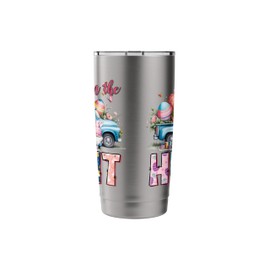 On The Hunt Colorful Easter Eggs Gnomes Stainless Steel Insulated Tumbler