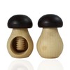 Smart Planet Set of 2 Nutcracker Walnuts in Mushroom Shape