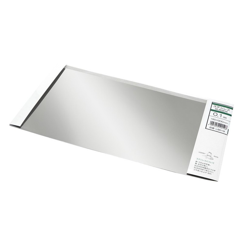 Q-Ho SUS430 Stainless Steel Plate Slim 5.9 x 11.8 inches