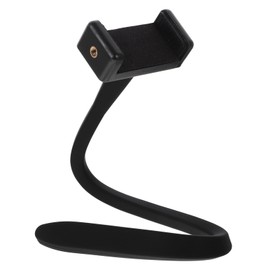 TEHAUX Flexible Gooseneck Phone Holder Long Arm Mount for Desk Treadmill Car Headrest and Stroller Durable Clamp for Smartphones