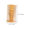 Baluue Beard Comb for Men Wood Material Dual Rows for