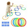 10pzs Anillos de plástico Anillo de Salto para niños,Aros de