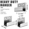 Luomorgo 10 Pcs Tile Display Wall Hanger, Stainless Steel Wall