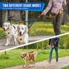 Lukovee Double Dog Leash, No Tangle 360° Swivel Heavy Duty