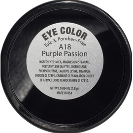 Pure Ziva Purple Passion Shimmering Violet Mauve Pressed Powder Single Eyeshadow; Talc, Paraben & Cruelty Free