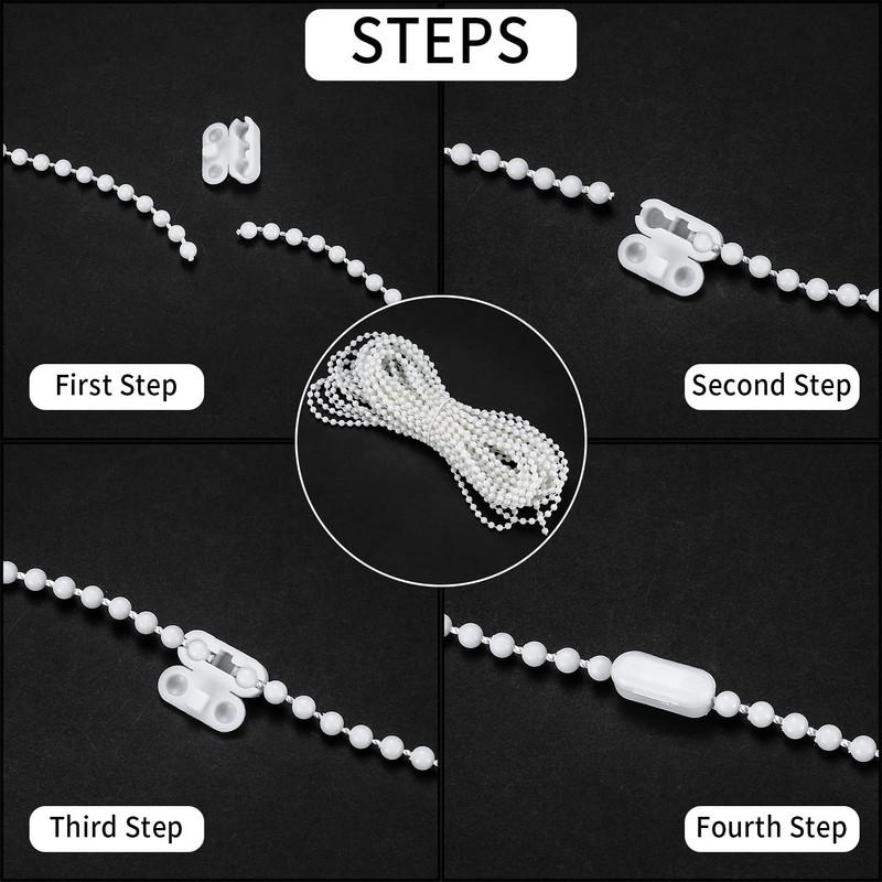 Zhenle Roller Blind and Roman Shade Blind Beaded Chain Cord