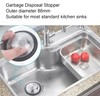 3Pcs Kitchen Sink Plug Stopper, Universal Drain Stopper, Stainless Steel