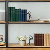 Black Metal Reading Stickman Bookends