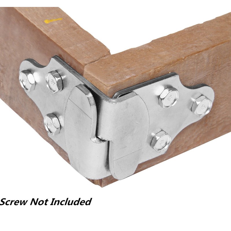 8 Pc Stake Trailer Rack Corner Connector Body Utility Wood