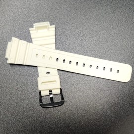 Hijiawee Replacement Band for Casio G-Shock GA-110/120/300/700 GD-100/120/350 DW-5600/5900/6900 GW-M5610 Watch Bracelet Silicone Strap for Gshock (White)
