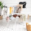 Nightcore 2-Layer Clothes Drying Rack, Aluminum Drying Rack with Adjustable
