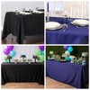 Zdada 54x54 Inch Navy Blue Square Tablecloth Polyester Fabric Table
