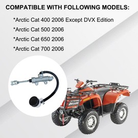 Vanlison Rear Brake Master Cylinder Compatible with Arctic Cat ATV 400 500 650 700 2006 Repl.# 0502-881 2502-021