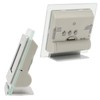 Casio DQ-735-8JF Alarm Clock, Digital Temperature, Calendar Display, Silver