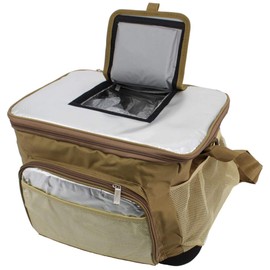 Cool Bag 15 Litres with Sturdy Base - Easy Open with Velcro Fastener