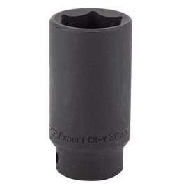 Draper Expert 30870 30 mm 1/2-Inch Square Drive Hi-Torq Deep Impact Socket , Blue