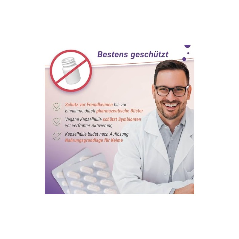 probio6 Capsules | 6 Selected Premium Bacterial Cultures | 30