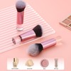 Foundation Contour Powder Brush Set, 3PCS Premium Travel Kabuki Makeup