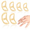 6 PCS Oval Finger Splints, Trigger Finger Splint Brace Finger